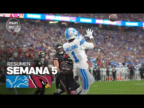 Detroit Lions vs. Arizona Cardinals | Semana 5 - Temporada NFL 2026 | Resumen en español