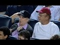 PHI@NYY: Simon and Garfunkel take in a Yankees' game