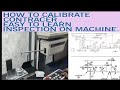 How to calibrate contracer easy learn to operate machine