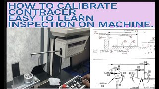 How to calibrate contracer. Easy learn to Operate machine