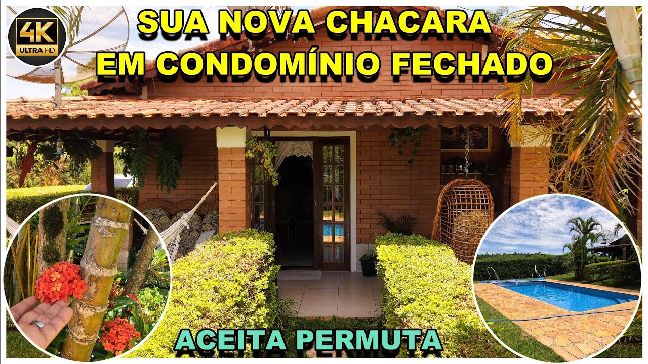 CHÁCARA IMPERDÍVEL 🏃🏿‍♂️ | 1.000 m²  CONDOMÍNIO FECHADO - (Escritura definitiva) $ 785 MIL