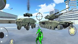 Drive New Military Tank in Town Rope Frog Ninja  Hero Vegas Crime Simulator -#55 - Android Gameplay screenshot 5