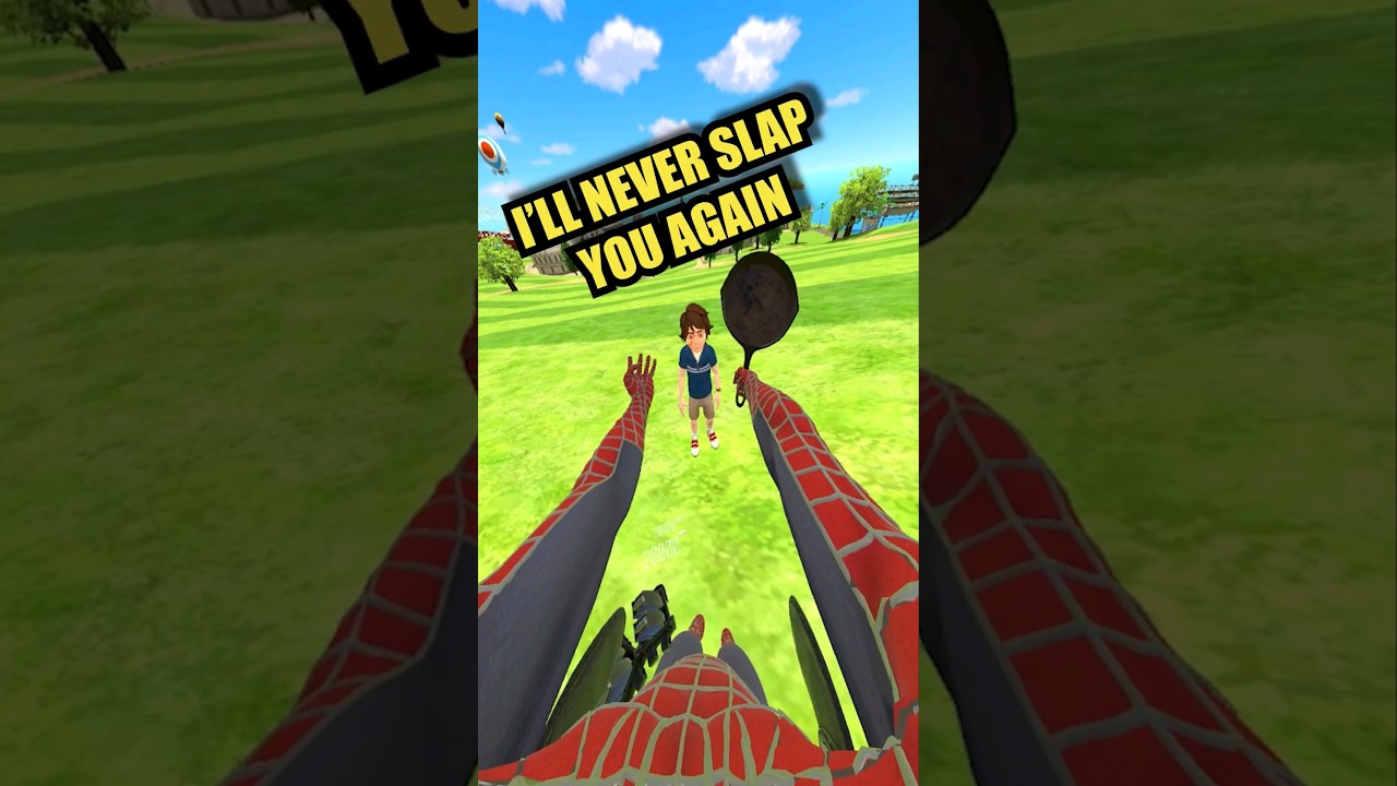 Человек-паук в виртуальной реальности лжёт своему сыну 