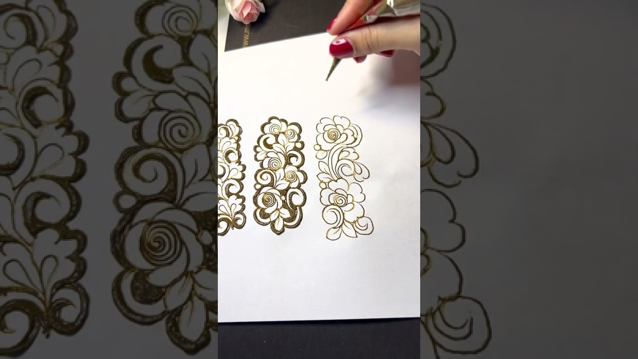 Negative filling / Reverse fillings / Cutwork latest henna designs