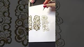 Negative filling / Reverse fillings / Cutwork latest henna designs screenshot 1