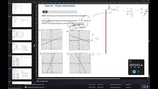 SAT Math: Which Line Will Never Intersect Line A | Parallel Lines & Slope