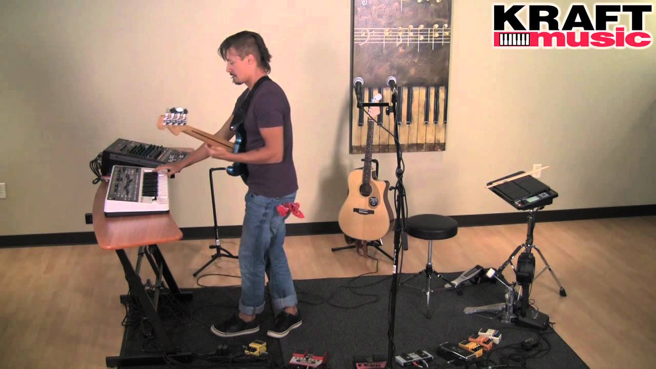 Kraft Music - Tony Smiley (The Loop Ninja) performs "Baby Steps" on Boss RC30 Loopstation