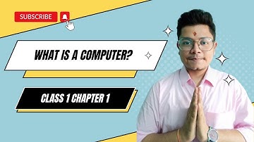 What is a Computer? Computer Class 1 Chapter 1 @ComputerStudiesWithSaurabh