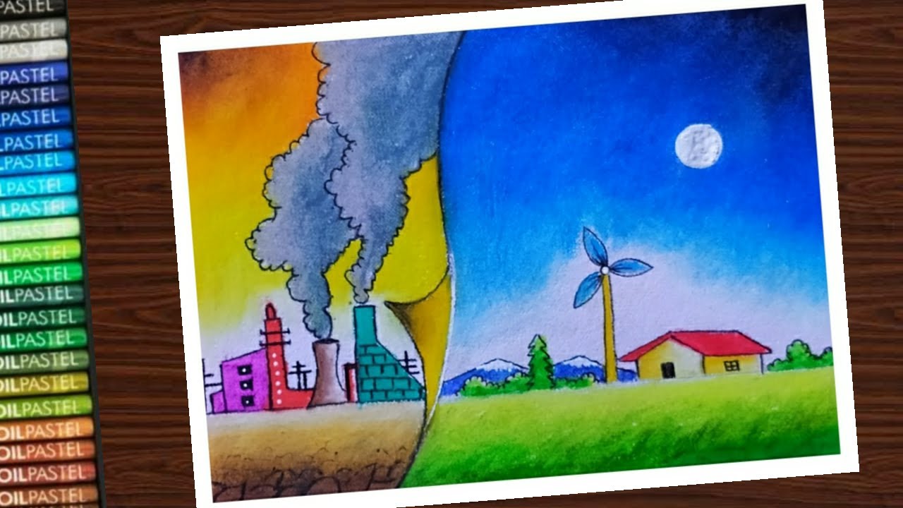 images Painting Environment Day Drawing Easy world environment day drawing step by step poster drawing on environment day