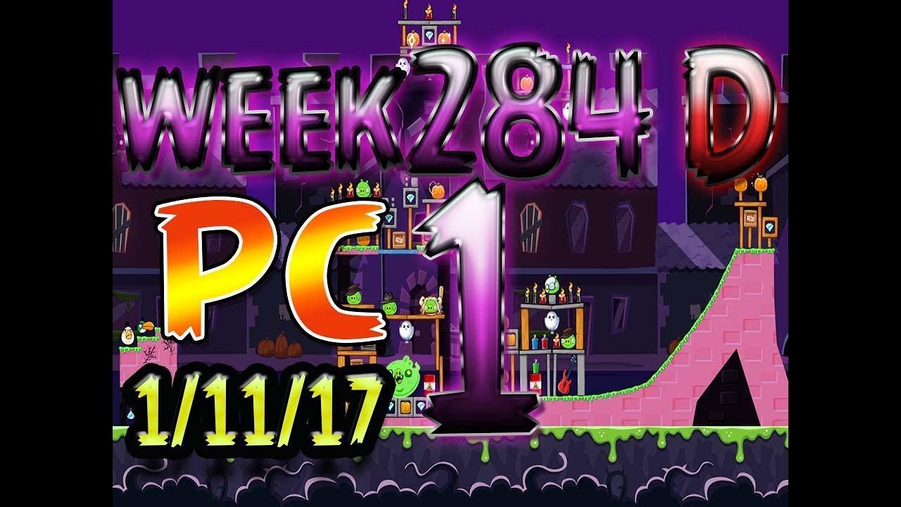 Angry Birds Friends Tournament Level 1 Week 284-D PC POWER-UP walkthrough