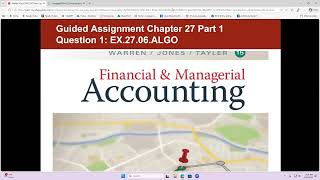 BUA 243 Guided Assignment Chapter 27 Part 1