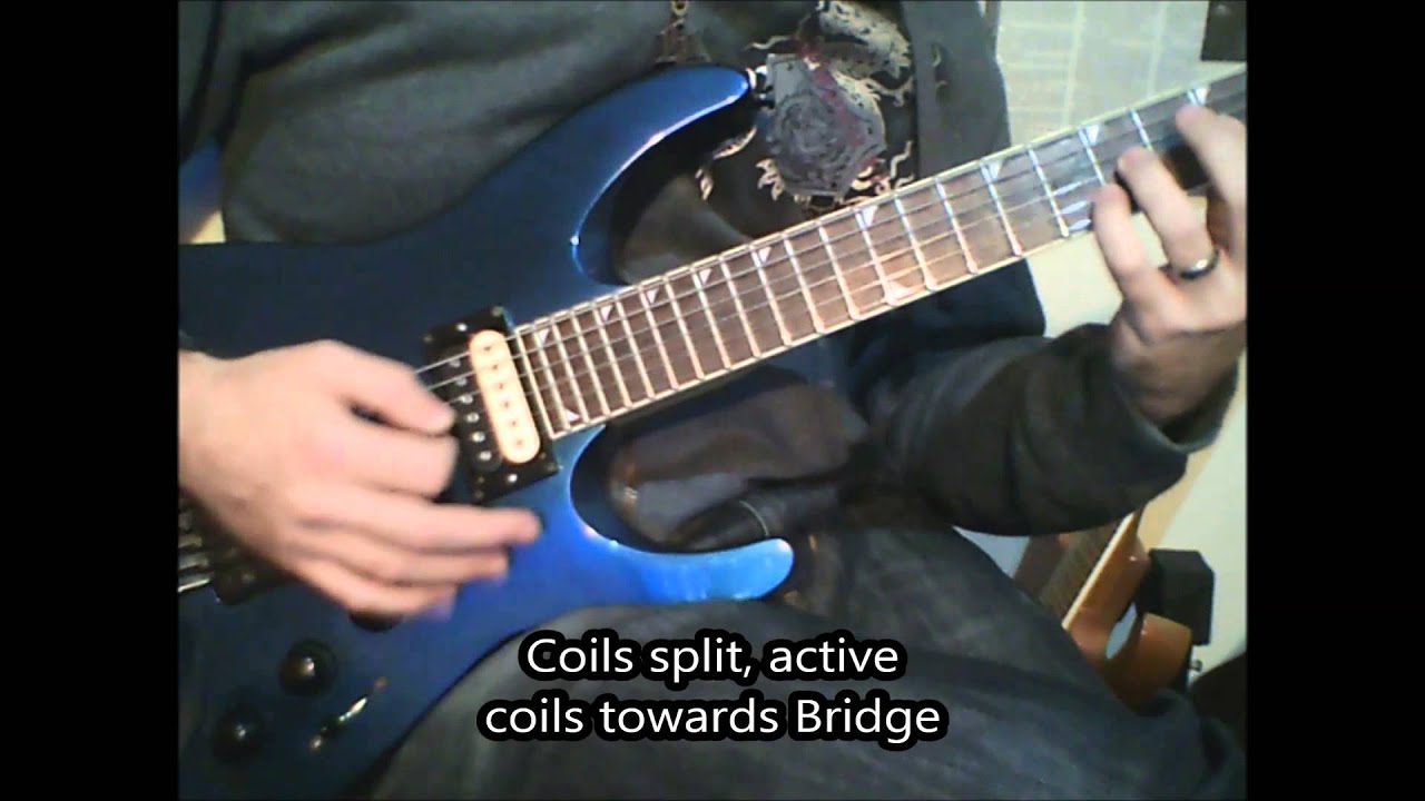 DiMarzio D Activator neck + bridge  Jackson DKMG   distorted lead runs