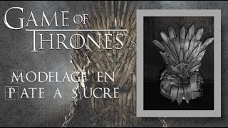 Game of Thrones  -  Modelage trône en pâte à sucre screenshot 5