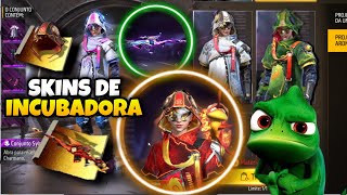 NOVAS INCUBADORAS CAMALEÕES, ANGELICAL BRANCA AMANHÃ, NOVO EVENTO DE RECARGA E MAIS FREE FIRE