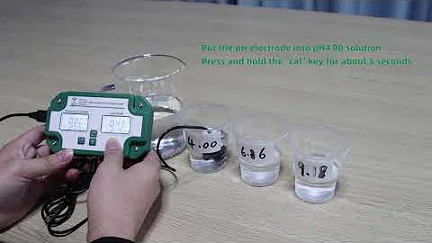 YY-W9909 Smart Bluetooth Water Quality Tester Calibration