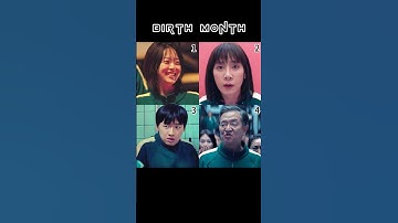 Your Birth Month(1-4)🔥Your Squid Game Character