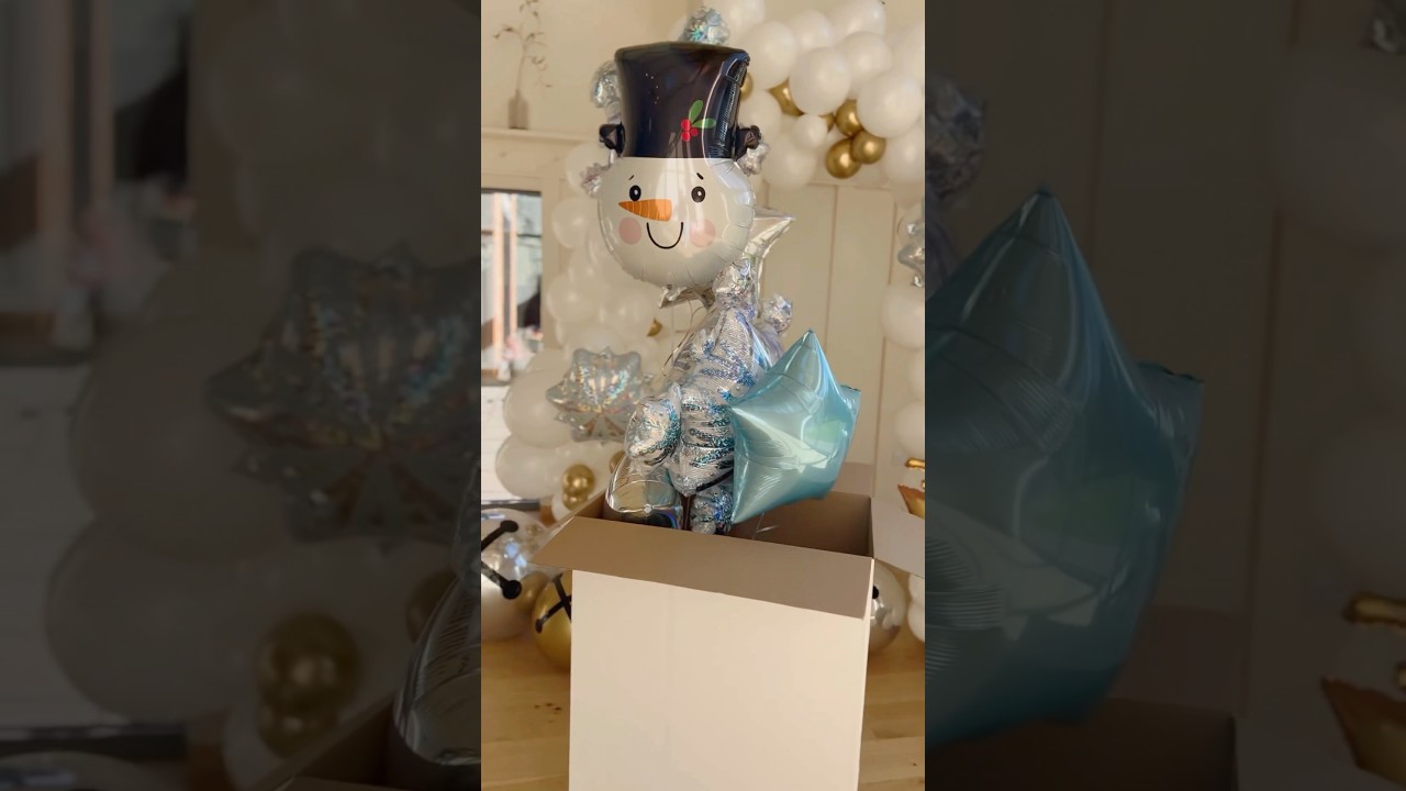 Winter Wonderland Christmas Foils & Balloon Arch