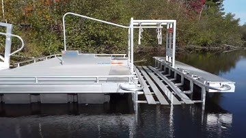 Couderay River Accessible and Adaptive Kayak Launch in Couderay Wisconsin