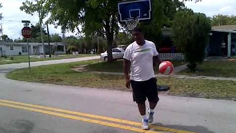 wilbert playing basketball pt1