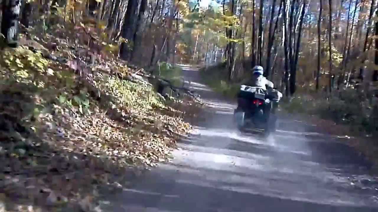Spider Lake trail by Long Lake Washburn County Wisconsin ATV YouTube