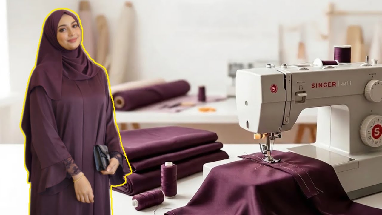 طريقة تفصيل العباية اللي عاملة ضجة 😍