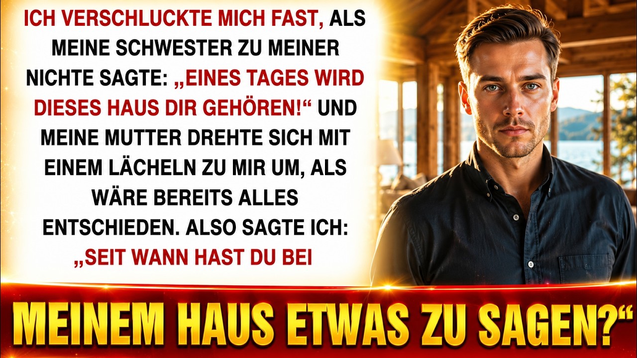 „Eines Tages gehört dir dieses Haus!“ – Was meine Schwester wirklich plante, schockierte mich