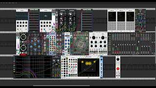 plaits cloud crackle - VCV Rack ambient noise