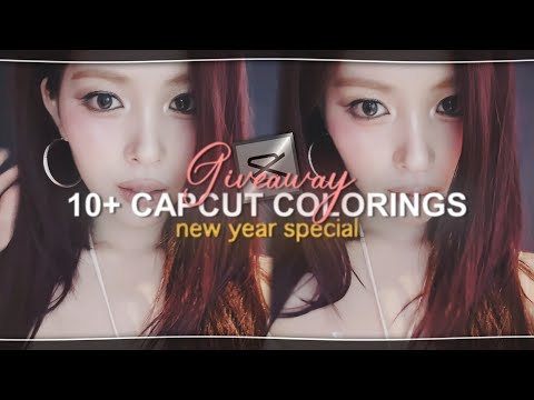 10+ free capcut colorings ; new year special | by slayover