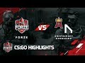 CS:GO Highlights: forZe vs. Aristocracy, Nordavind