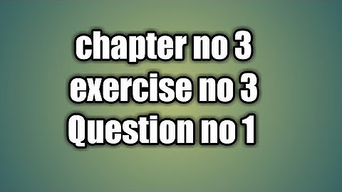 Bsc part 1 calculus with analytical geometry exercise 3.1 question no 1
