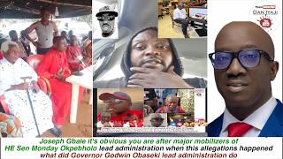 Joseph Gbale after major mobilizers of Okpebholo, What did Governor Godwin Obaseki administration do