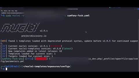 Critical information disclosure vulnerability in Symfony - Custom Nuclei template
