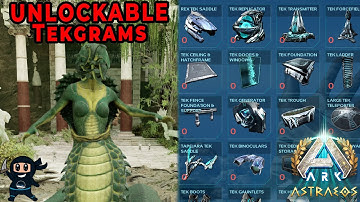Unlockable Tekgrams Astraeos Ark Ascended