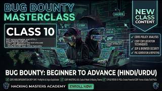 Bug Bounty Masterclass Class 10: Live CSRF & CORS Vulnerability Labs (Hindi/Urdu)