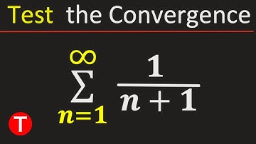 Test the Convergence of the Series:  ∑1/(n+1) | Limit comparison test example