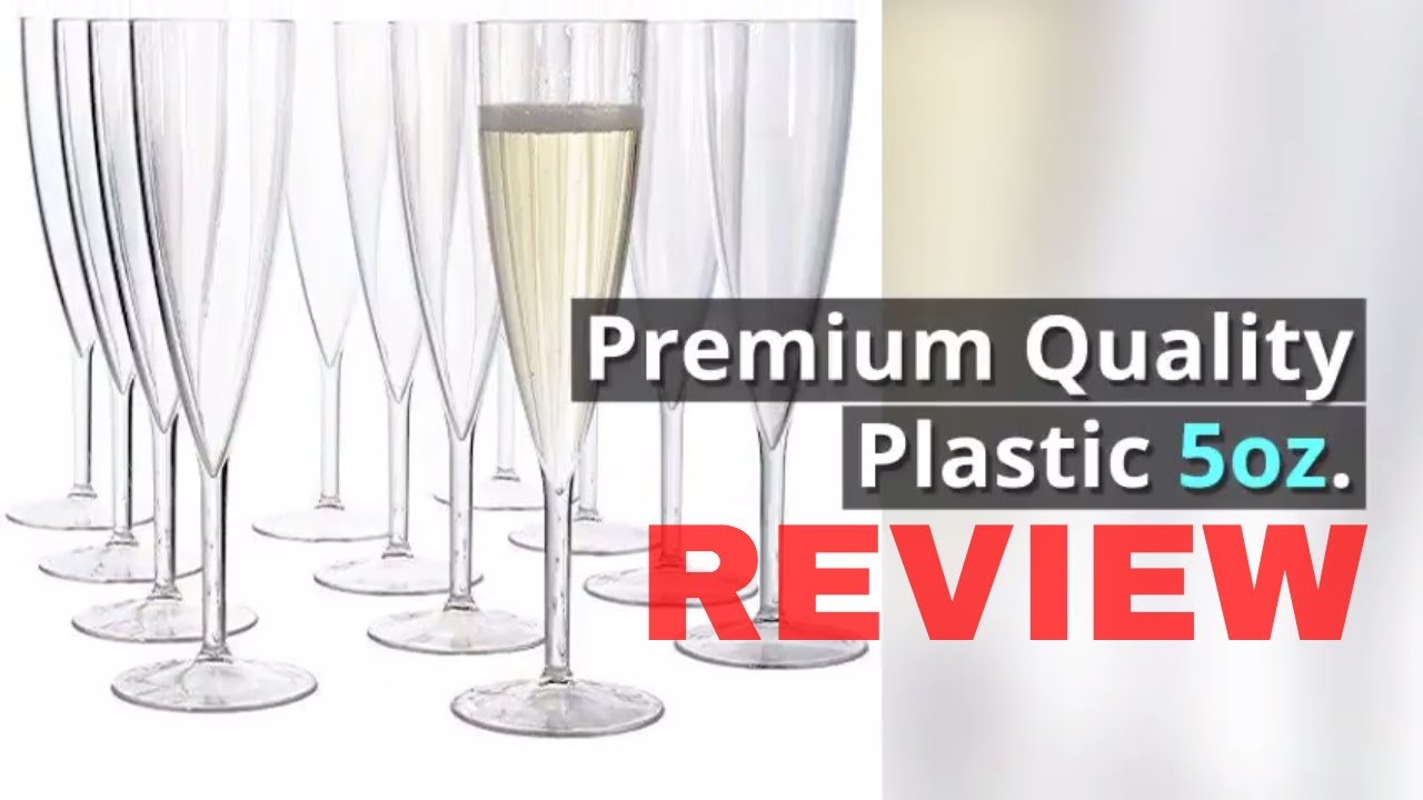 Premium Quality Plastic 5oz  Champagne Flutes Reveiw