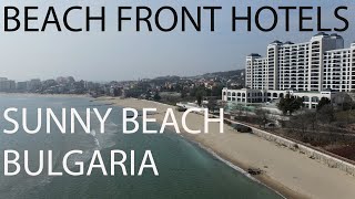Beach front hotels,  Sunny Beach, BULGARIA part1 (north - end)