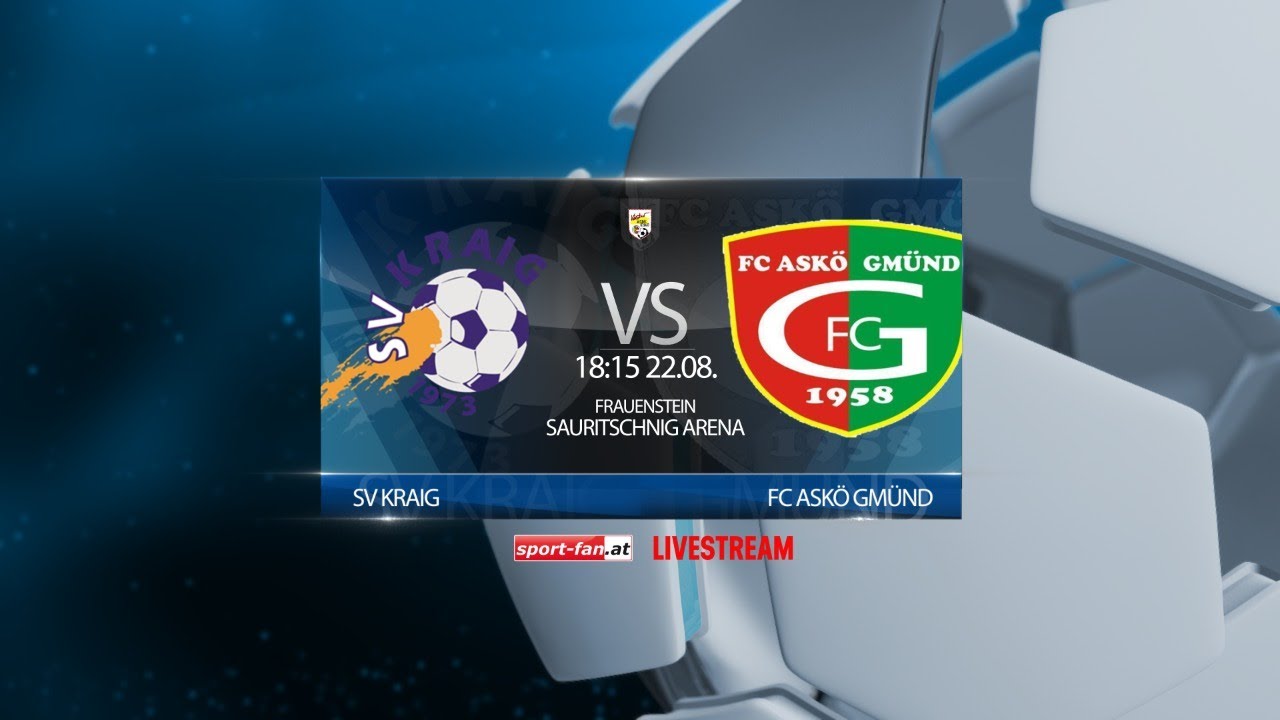 Fußball Livestream Kärntner Liga SV Kraig - Gmünd 21.08.2020