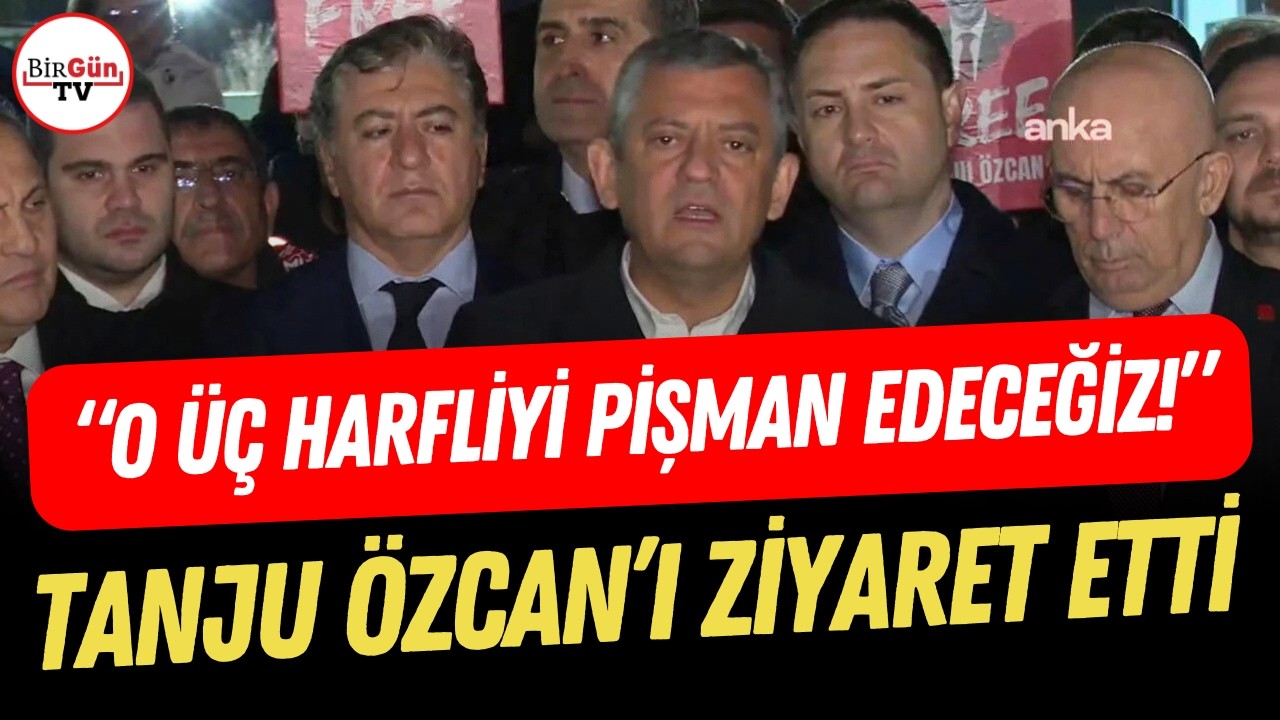 Özgür Özel’den Tanju Özcan ziyareti sonrası flaş rest: “Pişman edeceğim onları!”