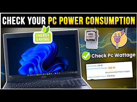 How to Check Electricity Power Consumption of Windows PC 2024 | Tools to Measure PC Power Usage????