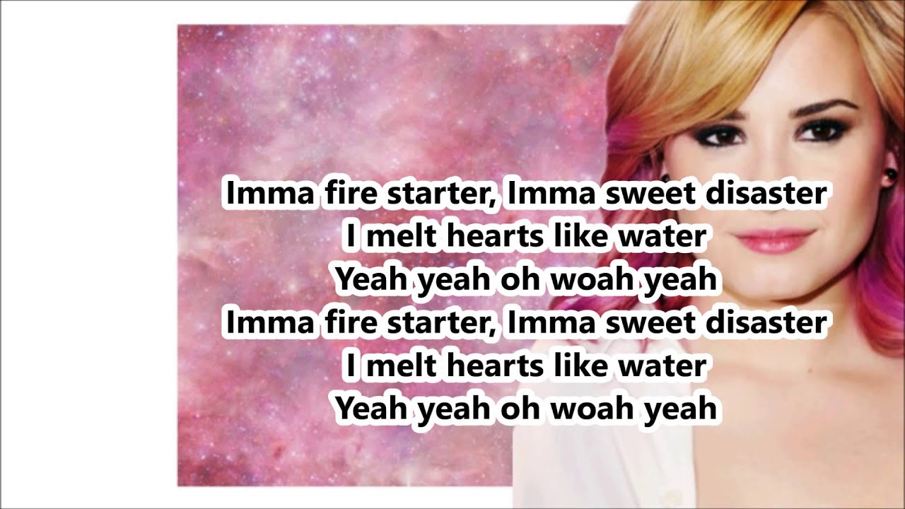 Demi Lovato Fire Starter lyrics YouTube