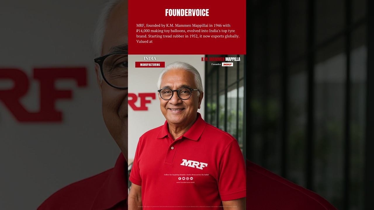 K. M. Mammen Mappillai Story | Founder of MRF