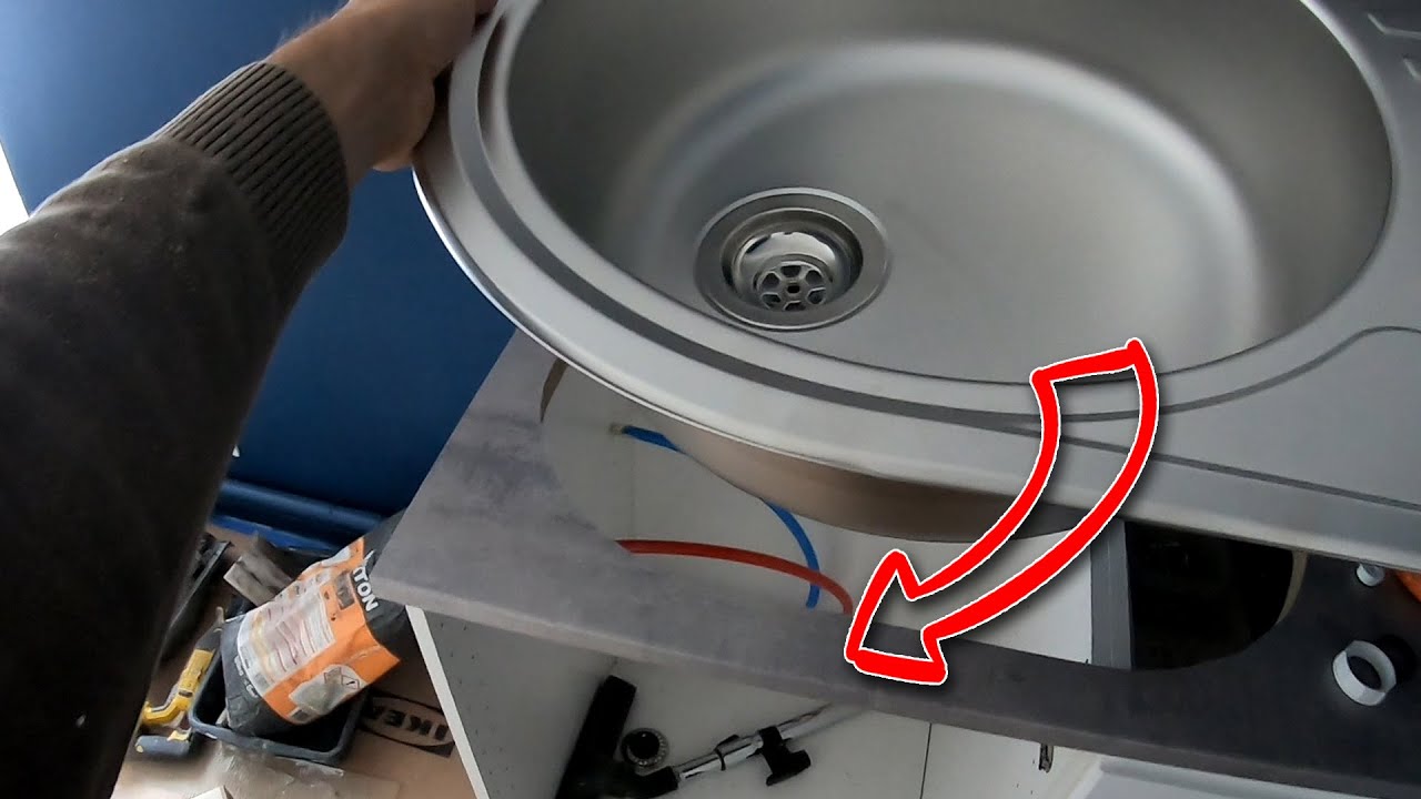 🔧 How To Install A Kitchen Sink Into A Worktop Poser un évier IKEA