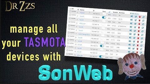 Control all your Tasmotized devices on one page!