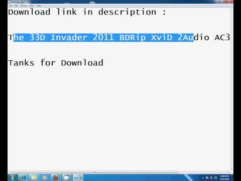 The 33D Invader 2011 BDRip XviD 2Audio AC3-shinostarr.avi movies download torrent