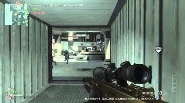 Two triple kill w/ barrett  in one game - Mw3 Clip