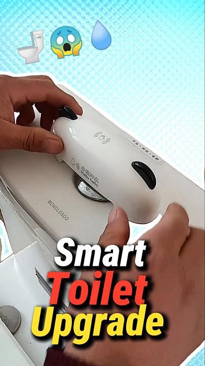 🚽 This Toilet Flushes Itself! 😱 Smart Home Upgrade You Need! #shorts