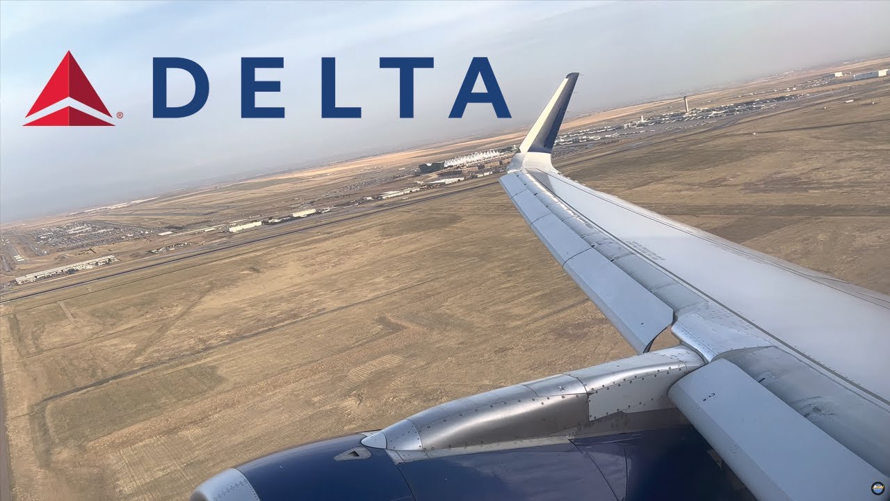 Delta Air Lines Airbus A321 Beautiful Sunrise Full Taxi and Takeoff from Denver