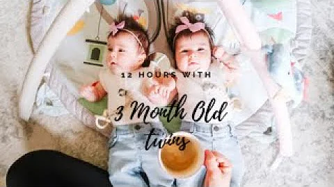 12 Hours with 3 Month Old Twins || DITL as a Twin ...