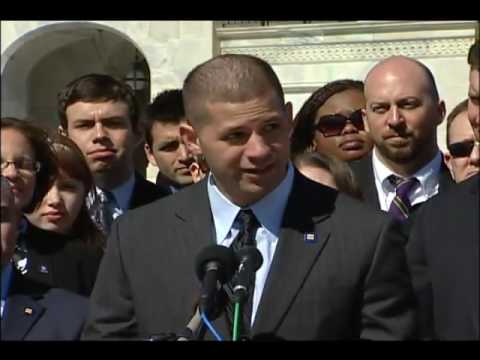 Jarrod Chlapowski at HRCs DADT Repeal Press Confer...